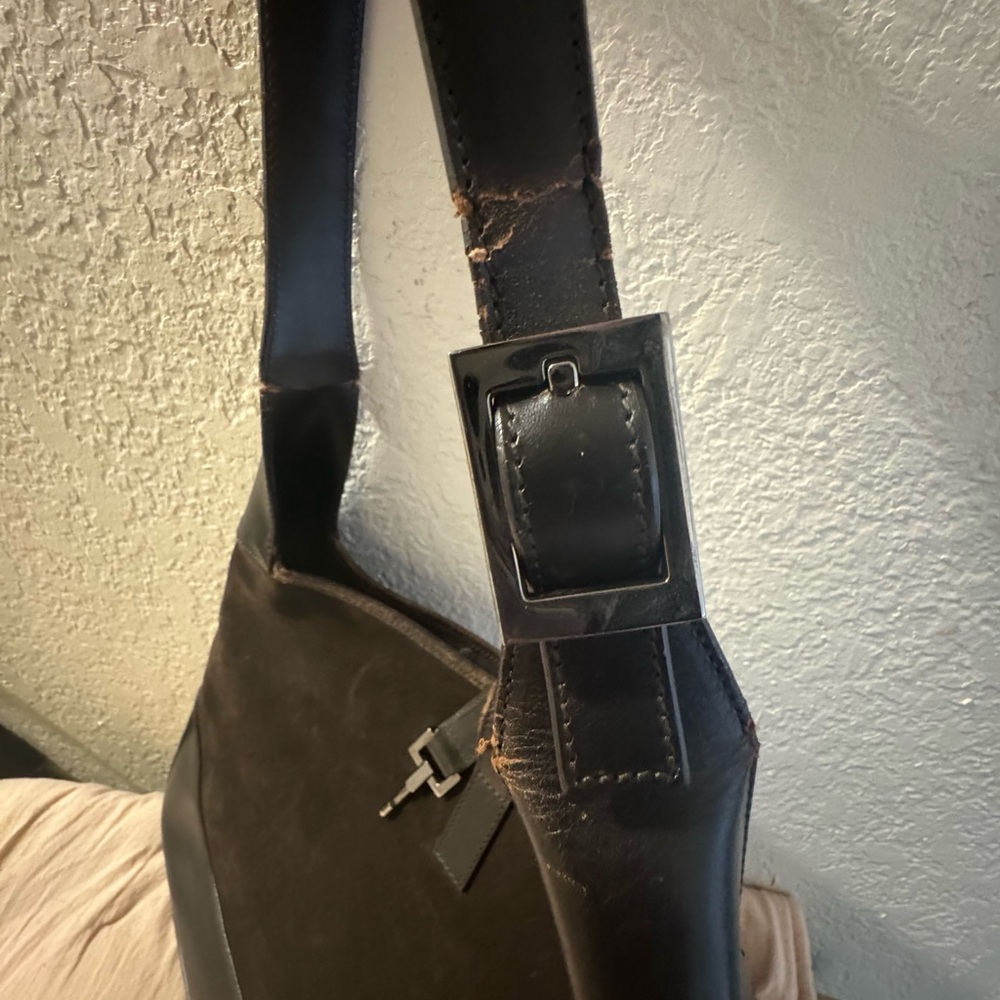 Gucci Jackie Suede and Leather (chocolate brown on dark brown) - Picture 4 of 10